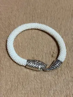 蛇デリカビーズブレスレット