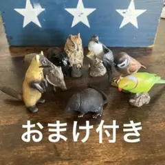 チョコエッグ　ミニチュア動物フィギュア8体セット　おまけ付き