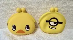 チキンラーメンがま口財布&ミニオンがま口財布　2個セット