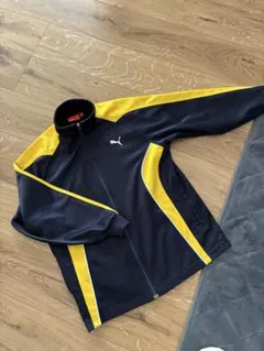 PUMA ジャージ ネイビー/イエロー 150