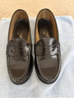 HARUTA ブラック ローファー　24 EE