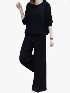 セットアップ レディース スウェット 長袖 ロングパンツ ルームウェア XL