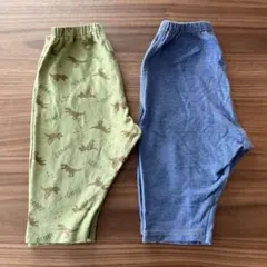 レギンス　90センチ　7分丈　UNIQLO 2枚セット