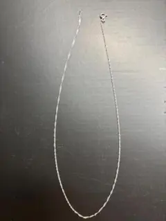 シルバーカラー スクリューチェーン ネックレス