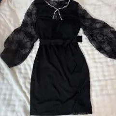 ブラックナイトドレス キャバクラ ラウンジ ドレス デイジー