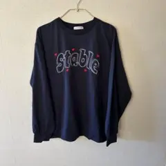 Leahmatin 長袖カットソー ネイビーL