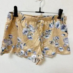 フラワー ショートパンツ S ショーパン ポリエステル ミニ丈