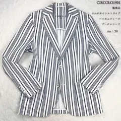 2026年最新】CIRCOLO1901 柄：ストライプ メンズ テーラードジャケット