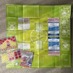 【新品・未使用】ポケモンカード　紙プレイマット　初心者向けルール説明付き