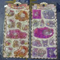 ハローキティ　マイメロディ　クロミ　ウォーターインシール