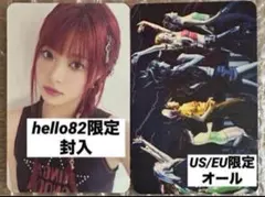 LE SSERAFIM CRAZY US hello82封入トレカ★ウンチェ②