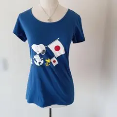 PEANUTS スヌーピー Tシャツ ブルーのサムネイル