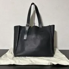 現行 極美品 LOEWE ロエベ バックル ジップ トートバッグ　アナグラム 黒 現行 極美品 LOEWE ロエベ バックル ジップ トートバッグ