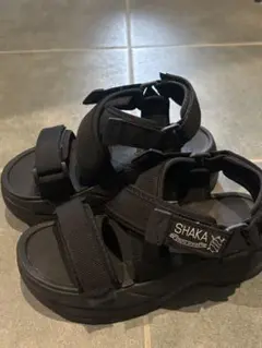 SHAKA 厚底 スポーツサンダル ブラック