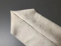 WS-2607　 半衿　正絹　絹　白　地模様　鳳凰　鶴