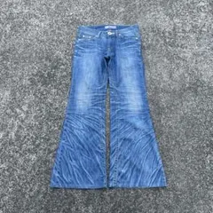 00's vintage フレア　ブーツカット　デニム　パンツ　y2k