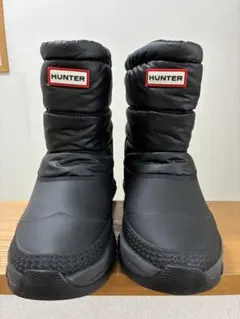 HUNTER ハンター 防寒 スノーブーツ ウィンターブーツ ブラック24cmのサムネイル