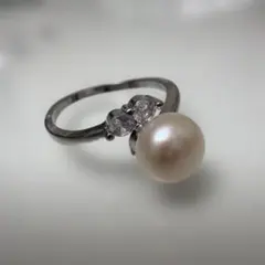 淡水パール リング 指輪（6-7mm）専用ケース付き