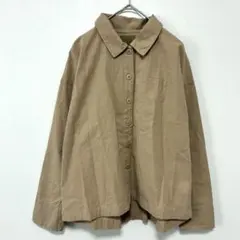 【ノースオブジェクトプチ】 春映えベージュ　ゆるシャツ　M 綿100【q20】のサムネイル