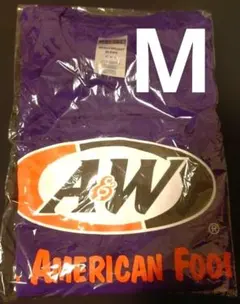 A&W Tシャツ Mサイズ 紫