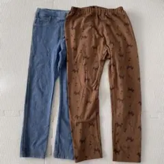 UNIQLO & ZARA ロングパンツ 110・116サイズ