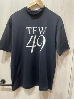 TFW49 HALF MOCKNECK TEE BLACK サイズL - メルカリ