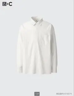 UNIQLO:C　ブロードオーバーサイズシャツ/ストライプ