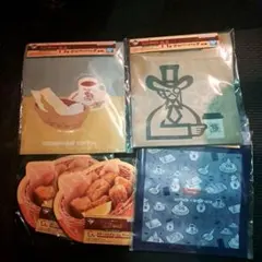 コメダ珈琲店　一番くじ　ジッパーバッグ　ステーショナリーセット