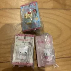 HELLO KITTY パッケージミニチュアコレクションガチャ 3個セット
