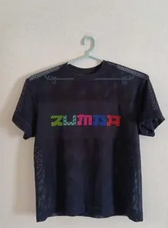 正規品　ZUMBA　ズンバ　メッシュシャツ　黒