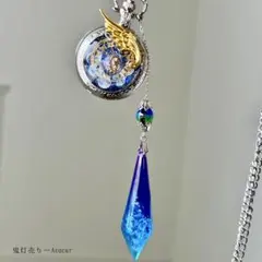 月光と氷のかけら✴︎ムーンストーン風ネックレス - メルカリ