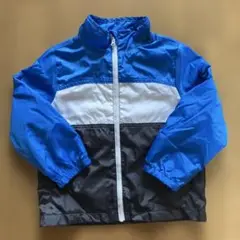 西松屋　110cm 青グレー　ナイロンジャケット