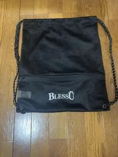 BlessU メッシュナップサック ブラック - メルカリ