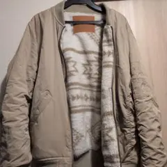 The Rodeo Crowns MA-1ジャケット ベージュ リバーシブル