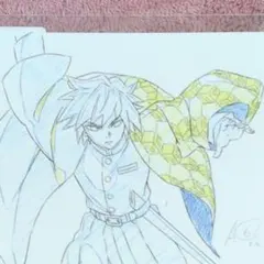 鬼滅の刃 柱展 原画ポストカード 義勇