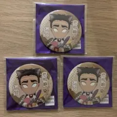 鬼滅の刃 ナンジャタウン 缶バッジ 悲鳴嶼行冥×3