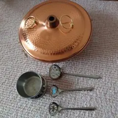 新光金属 銅製 しゃぶしゃぶ鍋 新品未使用 22cm - メルカリ