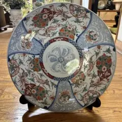 古伊万里の染錦（そめにしき） 大皿 飾り皿 - メルカリ
