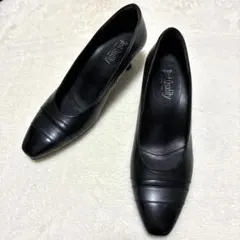 asics walking アシックスウォーキング ブラックパンプス 24.5