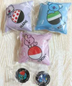 くら寿司　BT21 クッションチャーム 3個セット