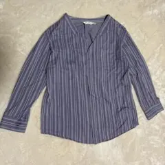 オンワード樫山　組曲　ストライプ長袖シャツ Mサイズ❣️お買い得品❣️