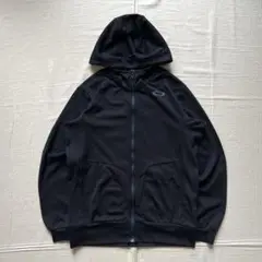 廃番品　OAKLEY　トレーニングジャケット　忍者型パーカー　ロゴ刺繍　テックM