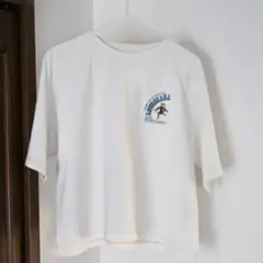 niko and... カレッジロゴ 半袖Tシャツ ホワイト M