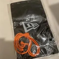 New Era Pake 防水ケース ブラック オレンジストラップ