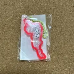 q*a様 琵琶湖キーホルダー　草津　パンダ　ピンク色