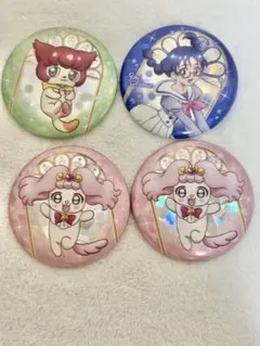 プリンセスプリキュア 10thドリームパーティー 缶バッジ 4つ　ゆい　パフのサムネイル