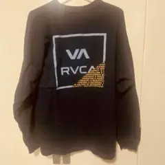 RVCA 長袖Tシャツ ビッグシルエット ブルー Mサイズ
