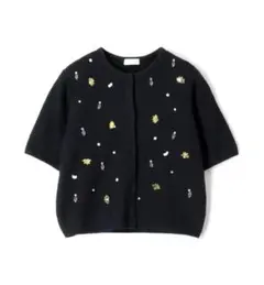 トゥモローランド　スパンコールビジュー ショートスリーブカーディガン
