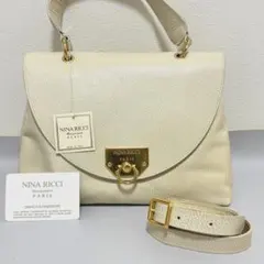 未使用⭐️NINA RICCI 2wayショルダーバッグ ハンドバッグ セレモニー