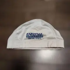 CENTRAL SPORTS スイムキャップ 白 L 水泳帽